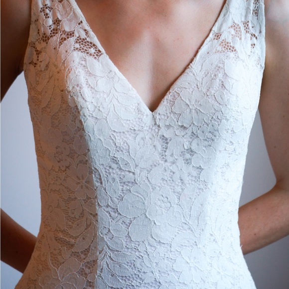 Sincerity Bridal Ivory Lace Wedding Gown